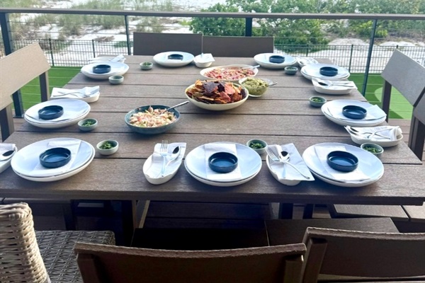 Use Our Guide Book to Book a Private Chef Dinner On Our Porch!