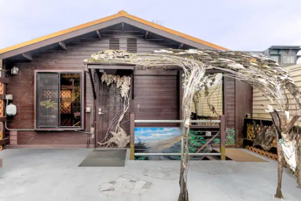 Private back patio entrance off 1,000 sf private balcony!