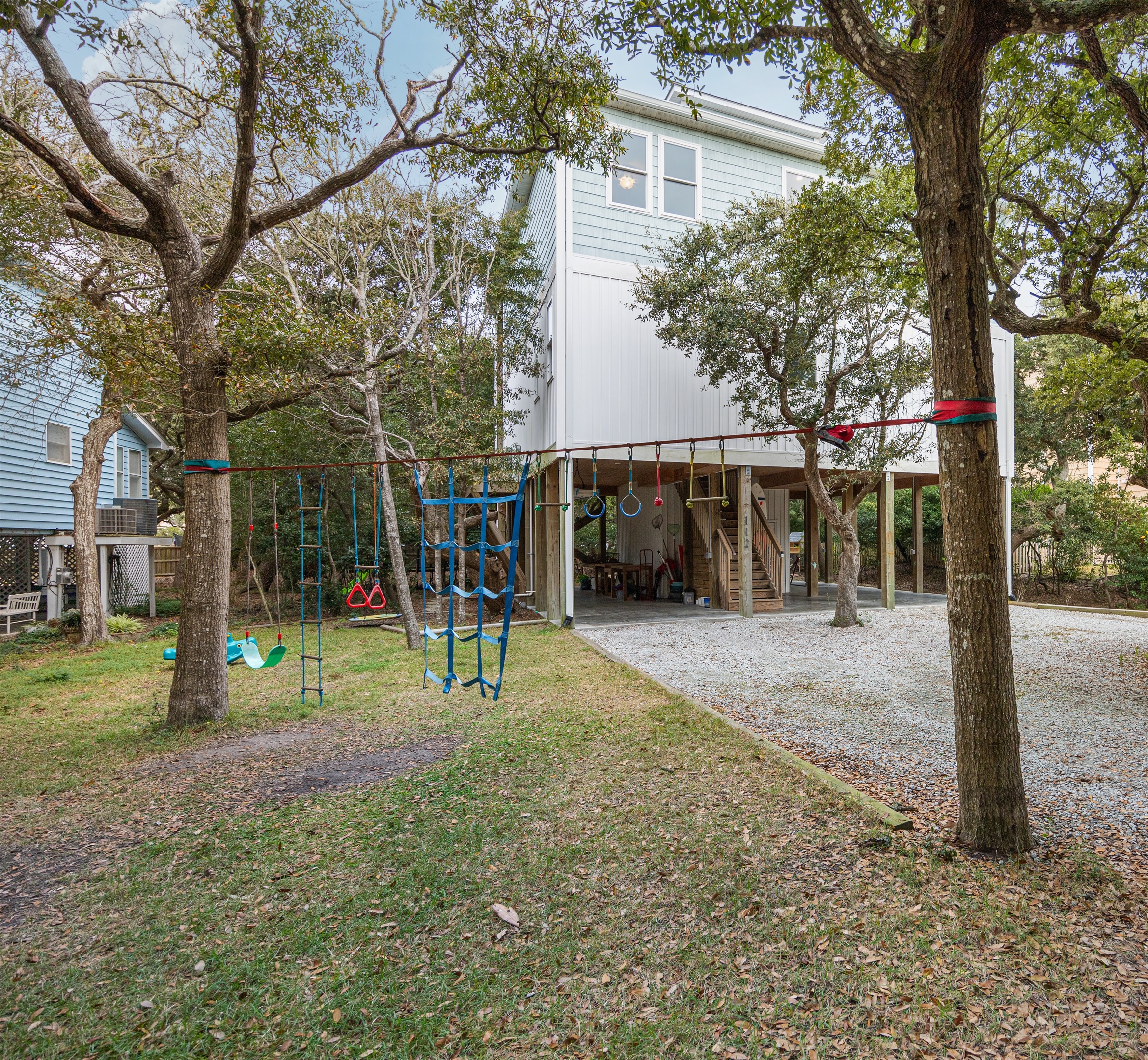 Ninja course for the kids!