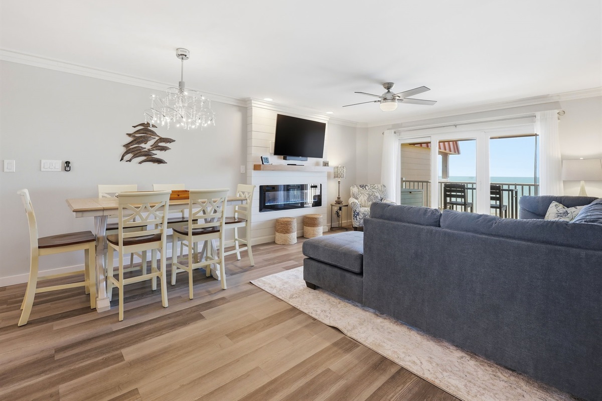 Gather, dine, and unwind with ocean views nearby