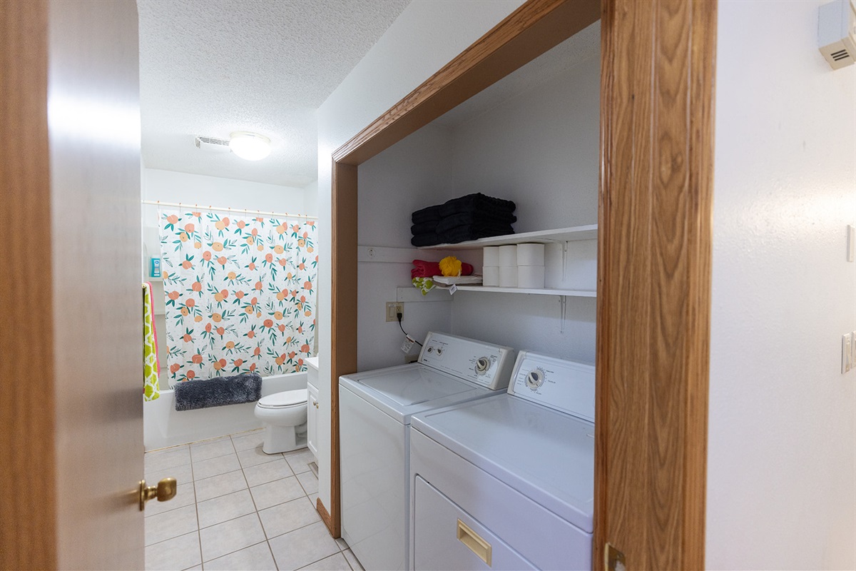 in unit washer and dryer