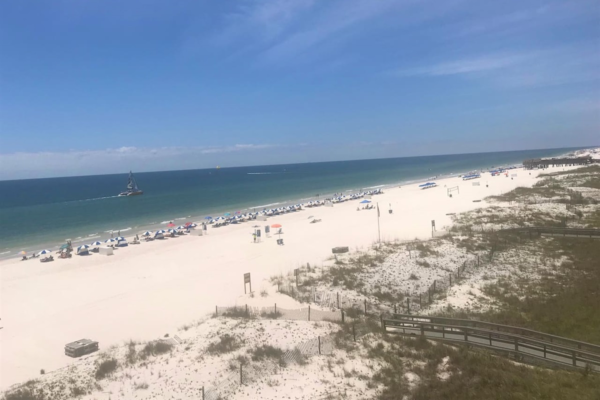 Beach service available.