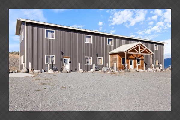 The lodge where the Buffalo Suite is located on the first floor. All suite units feature their own private access code.