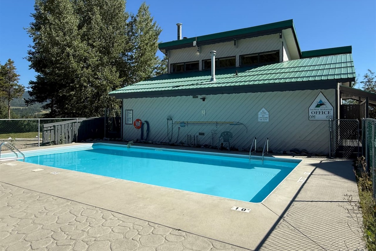 Great pool for floating or walking about to beat the heat. It’s open from the July long weekend to the September long weekend. 