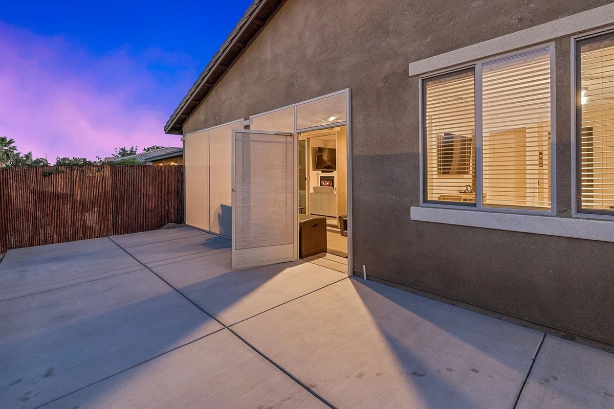 Access to outdoor area