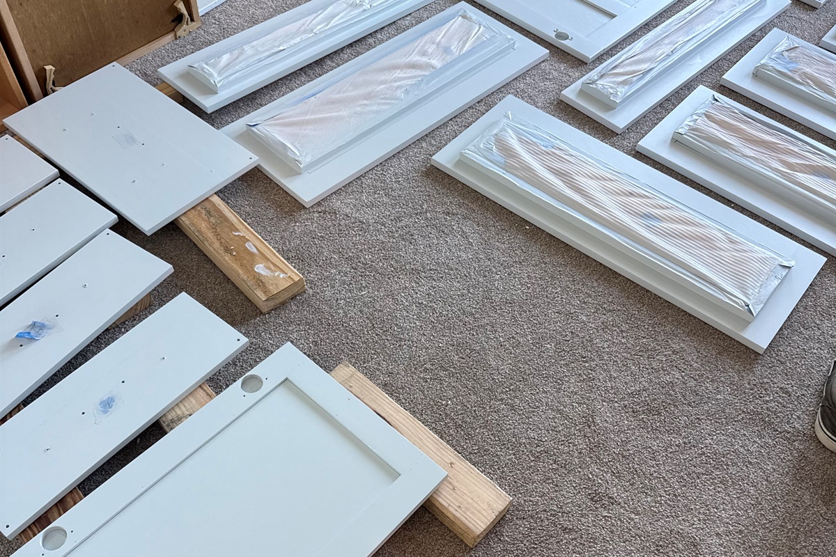 We are painting the kitchen cabinets this lovely color. Everything is a work in progress in the kitchen. 