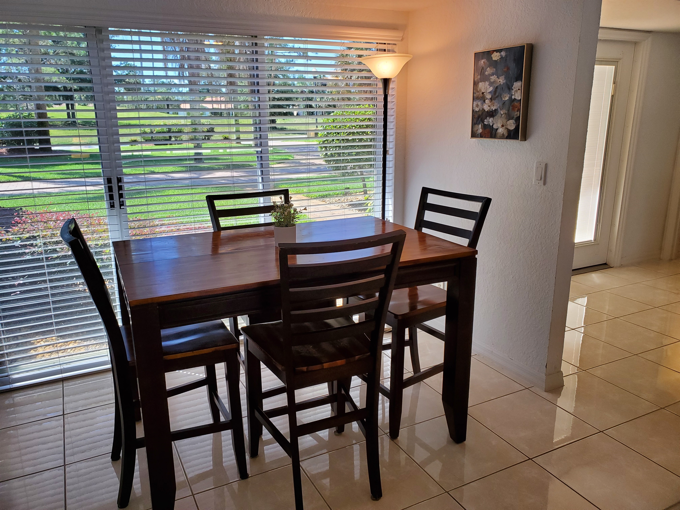 Dining room table and chairs