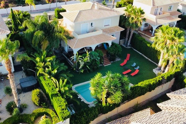 Garden seen from above