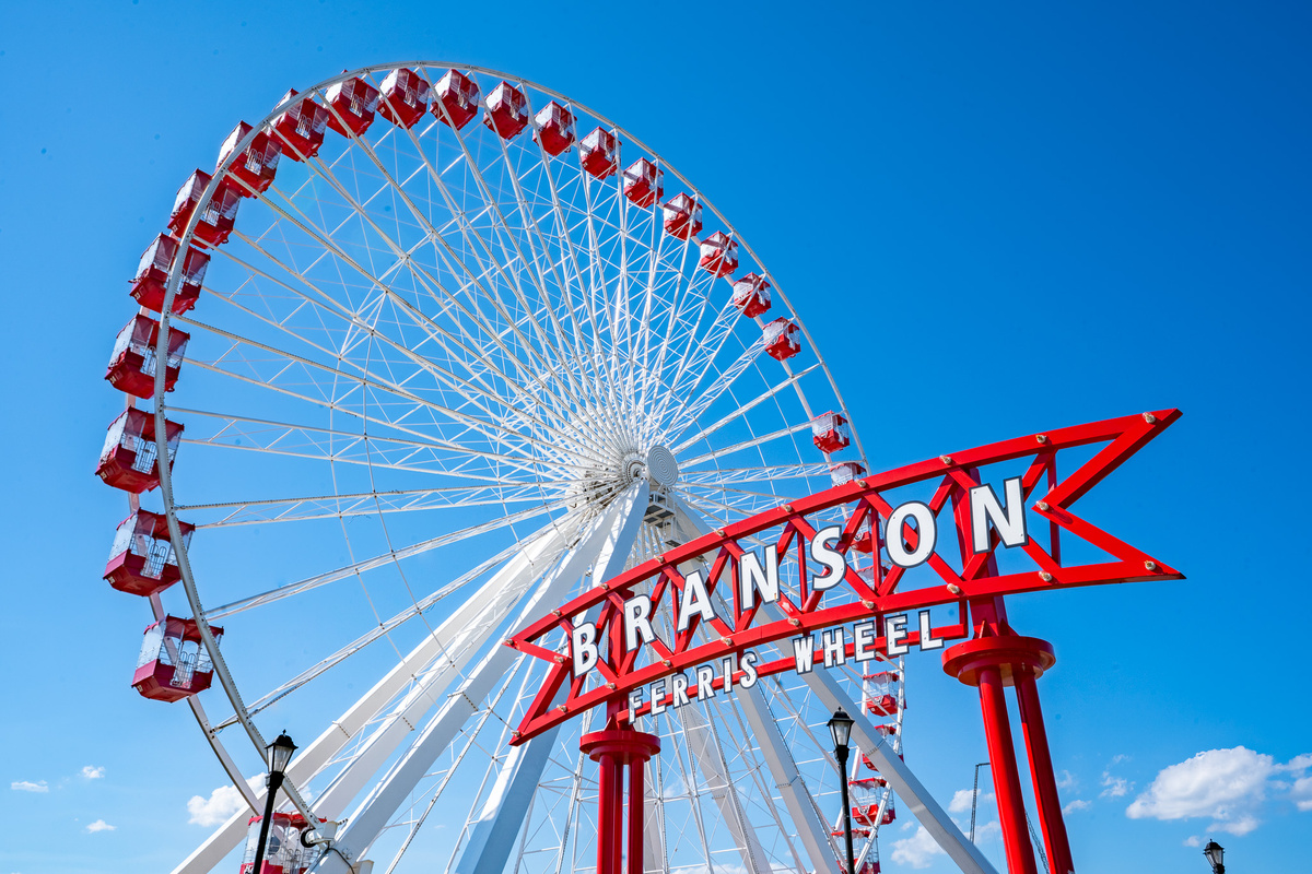 Take in Branson from above on the Branson Ferris Wheel, one of countless family attractions waiting beyond the resort.