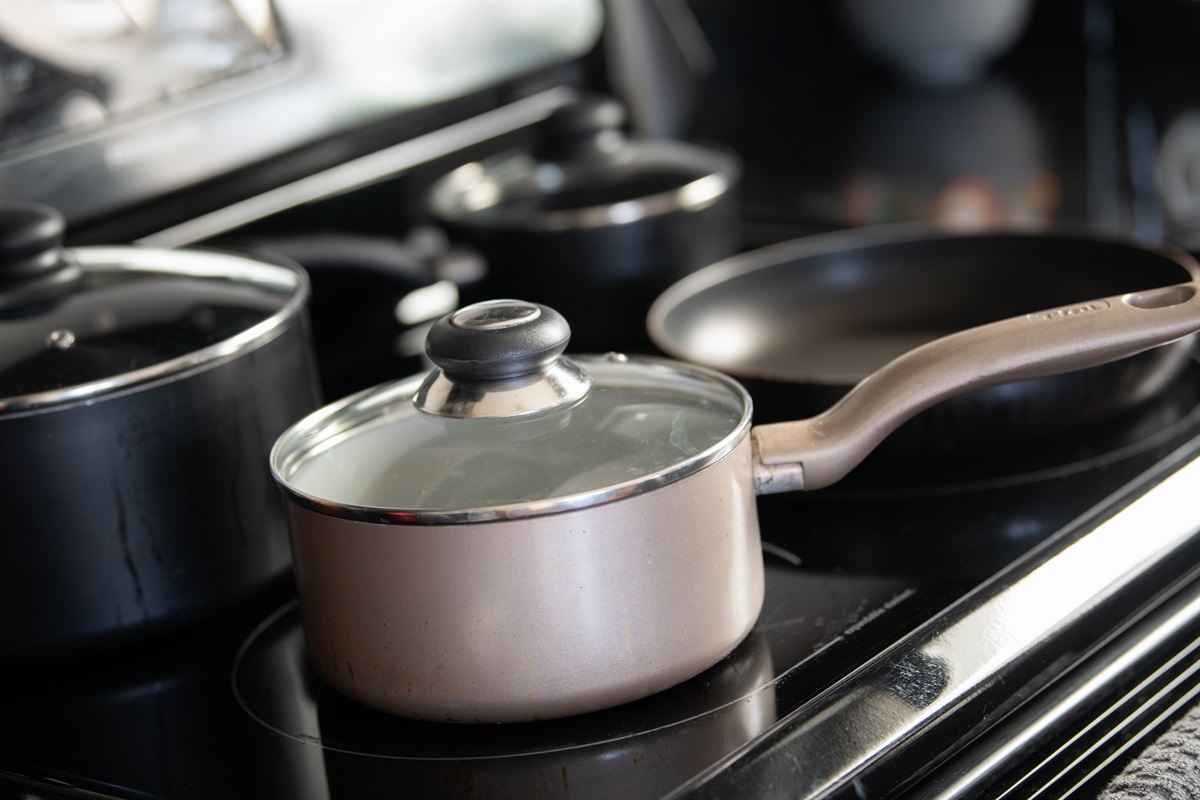 There is plenty of cookware to whip up any dish you dream.