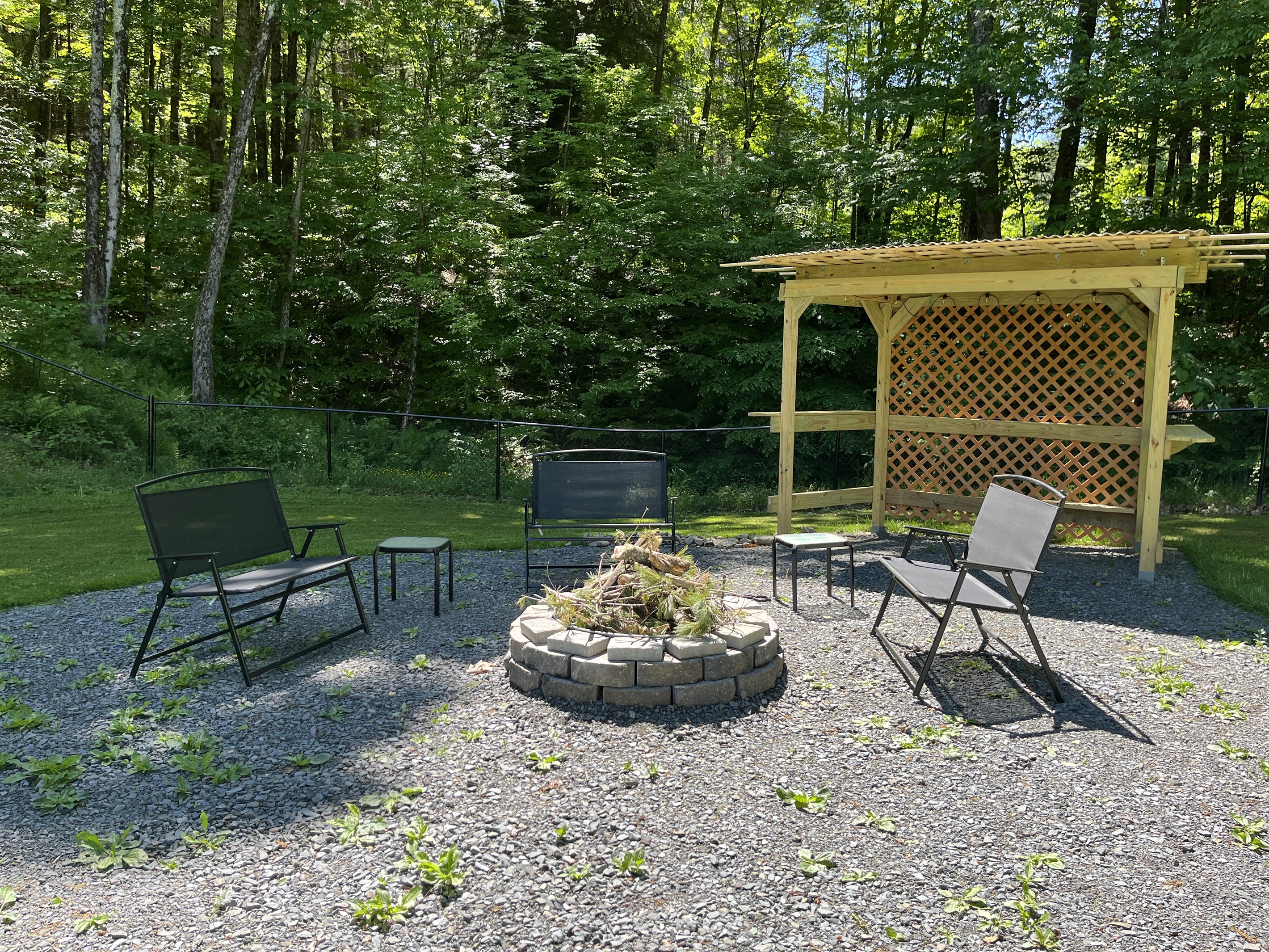 Firepit area