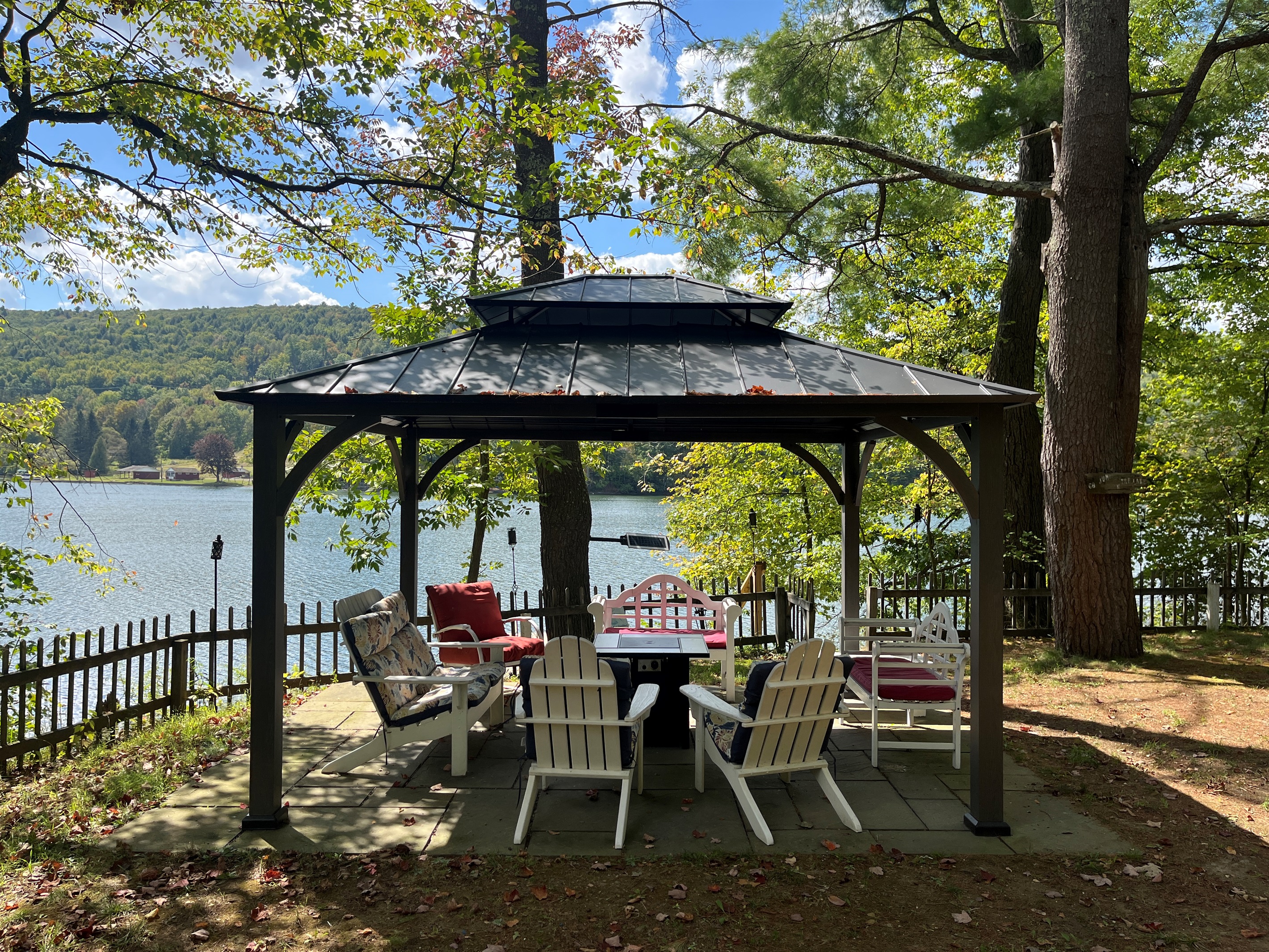 Gazebo by the water