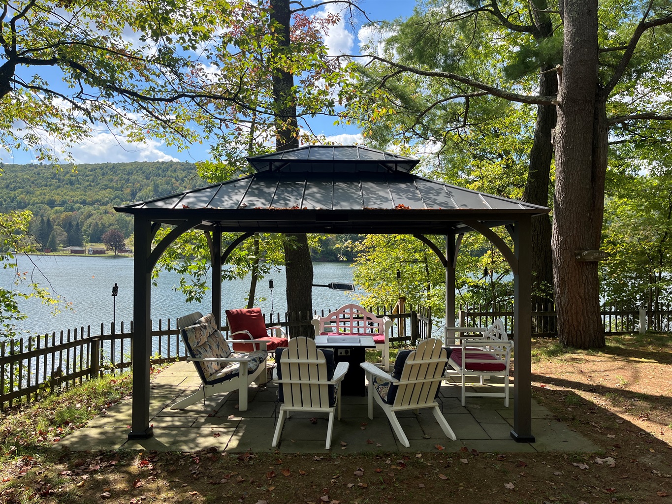 Gazebo by the water