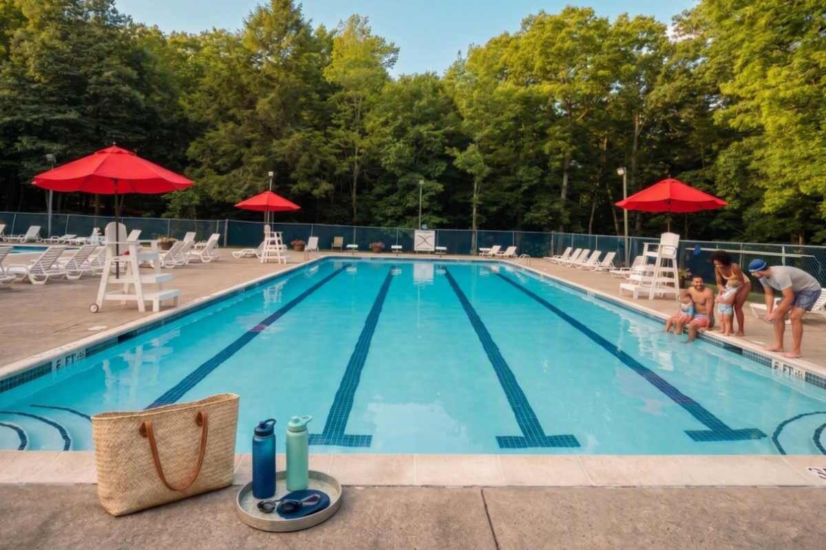 One of two pools - lap pool