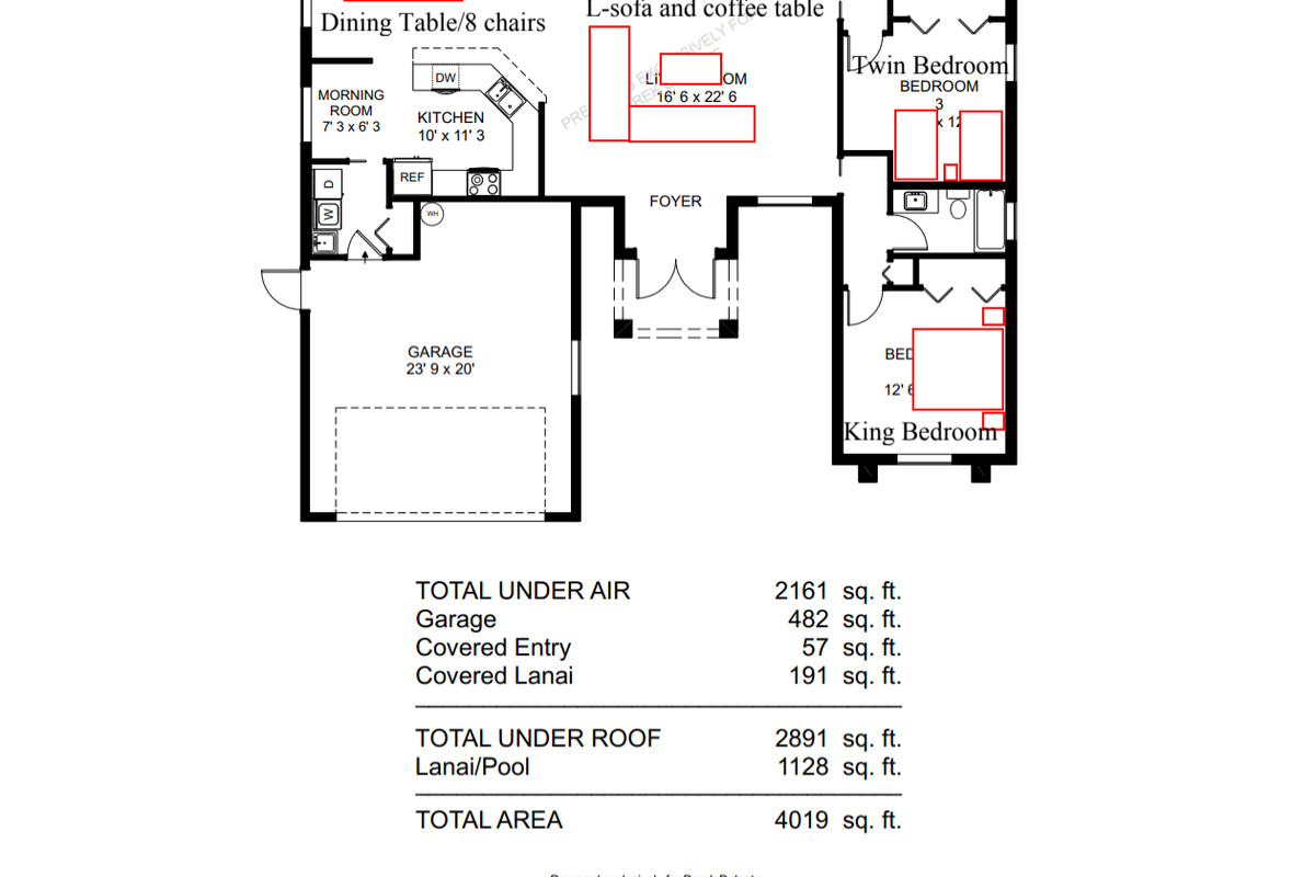 Floor Plan of the house