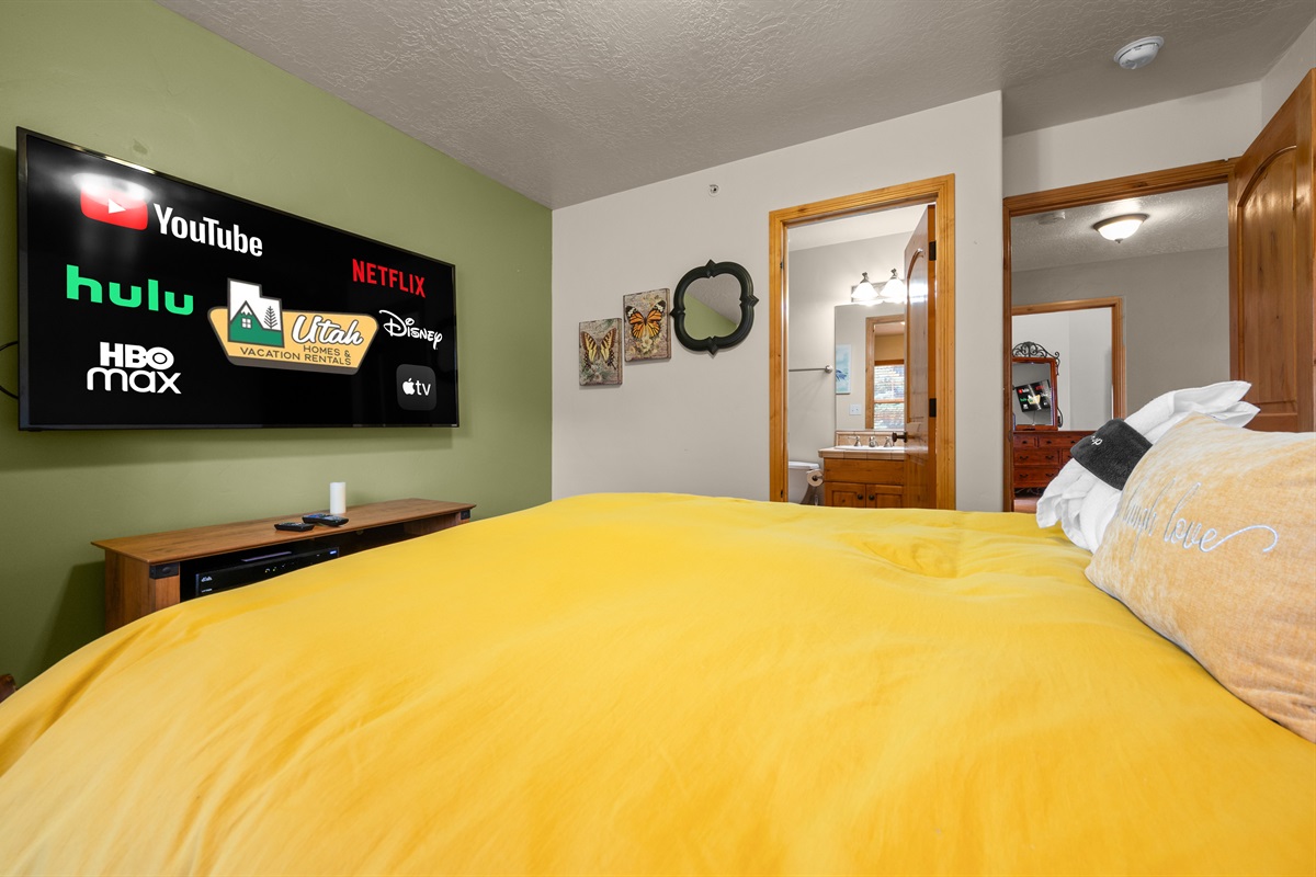 Stream your favorites and wind down in comfort.