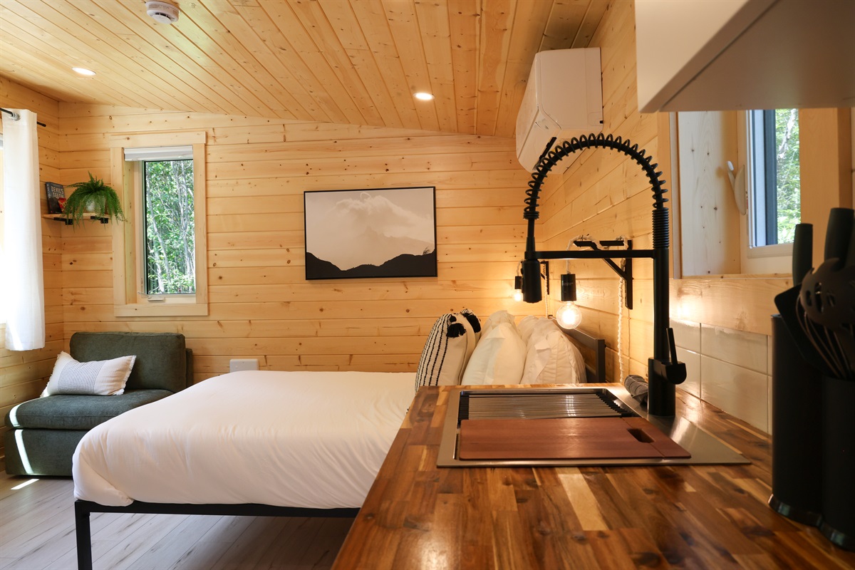 Modern rustic charm inside Arctic Lodge