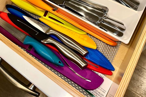 Plenty of silverware, and sharp knives.