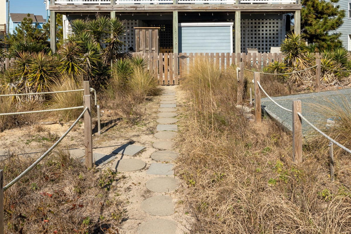 Walkway to the beach