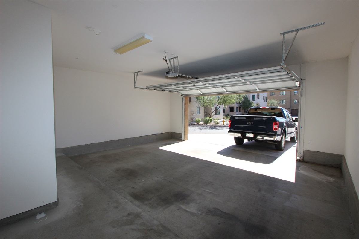 Two car attached garage
