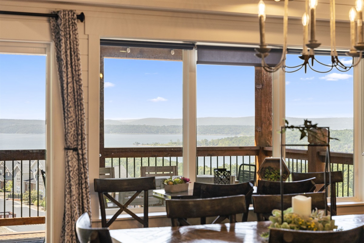 Catch the sunsets from the main living space