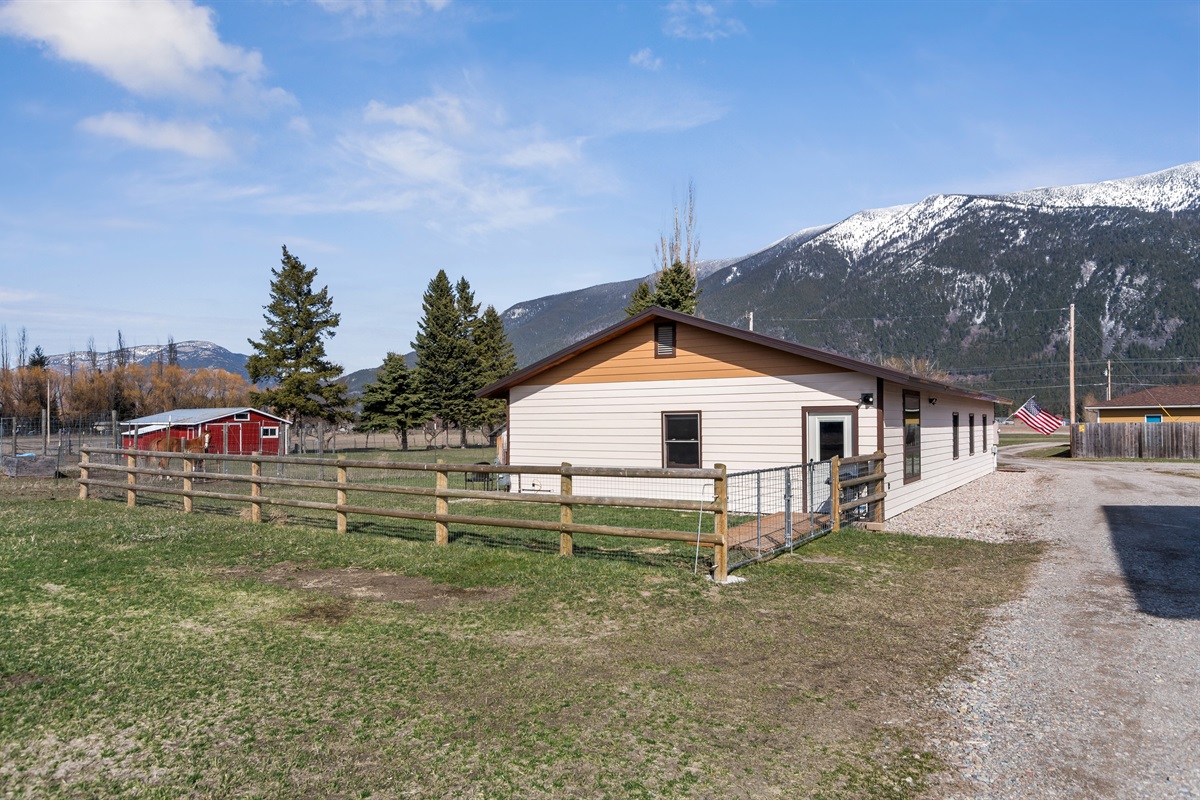 Enjoy a private fenced yard with your own BBQ grill