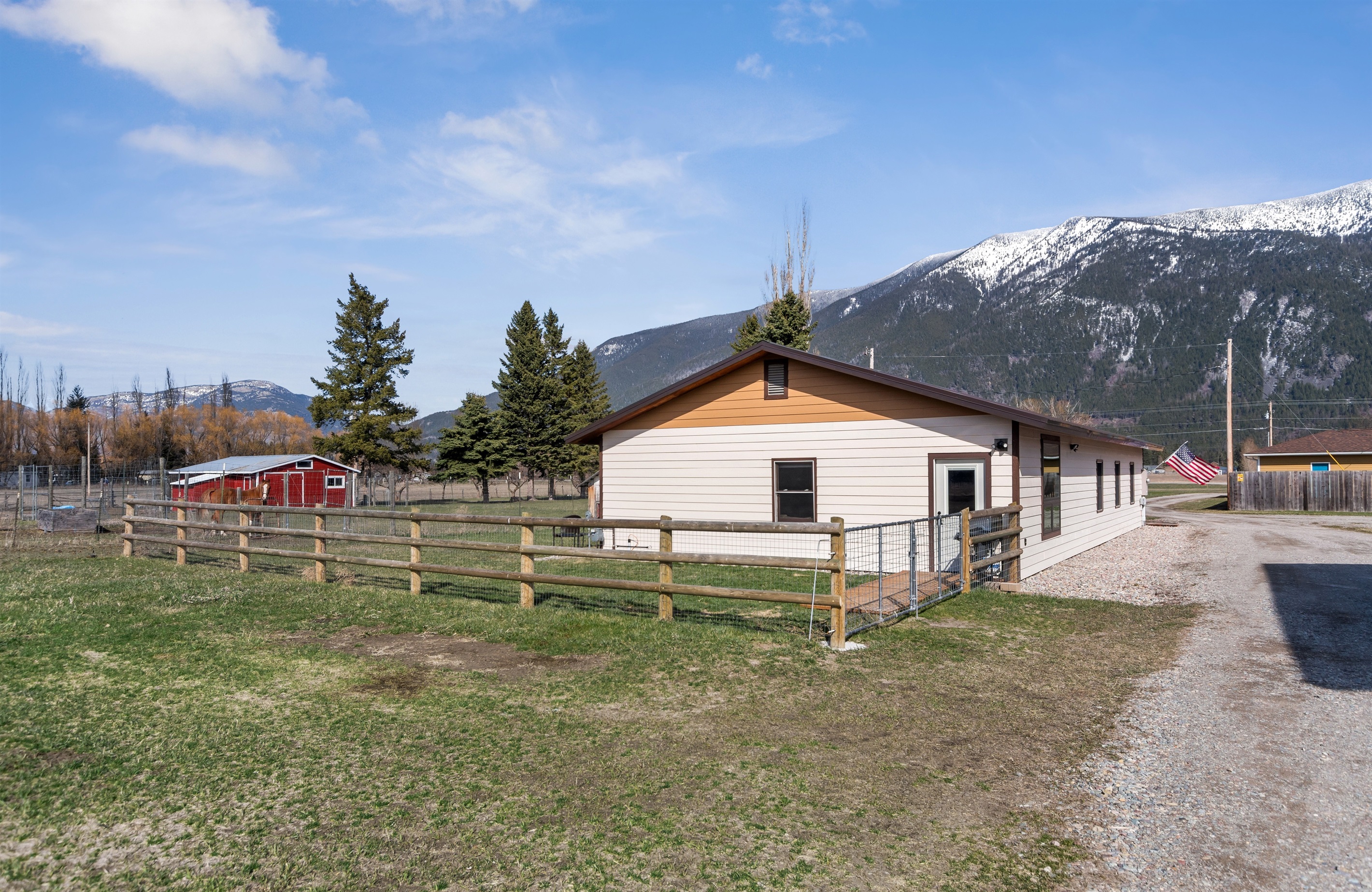 Enjoy a private fenced yard with your own BBQ grill
