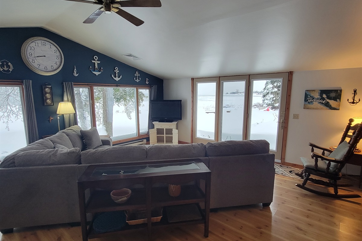 Brand new huge sized Ashley sectional, with chaise lounge and ottoman added in 2026