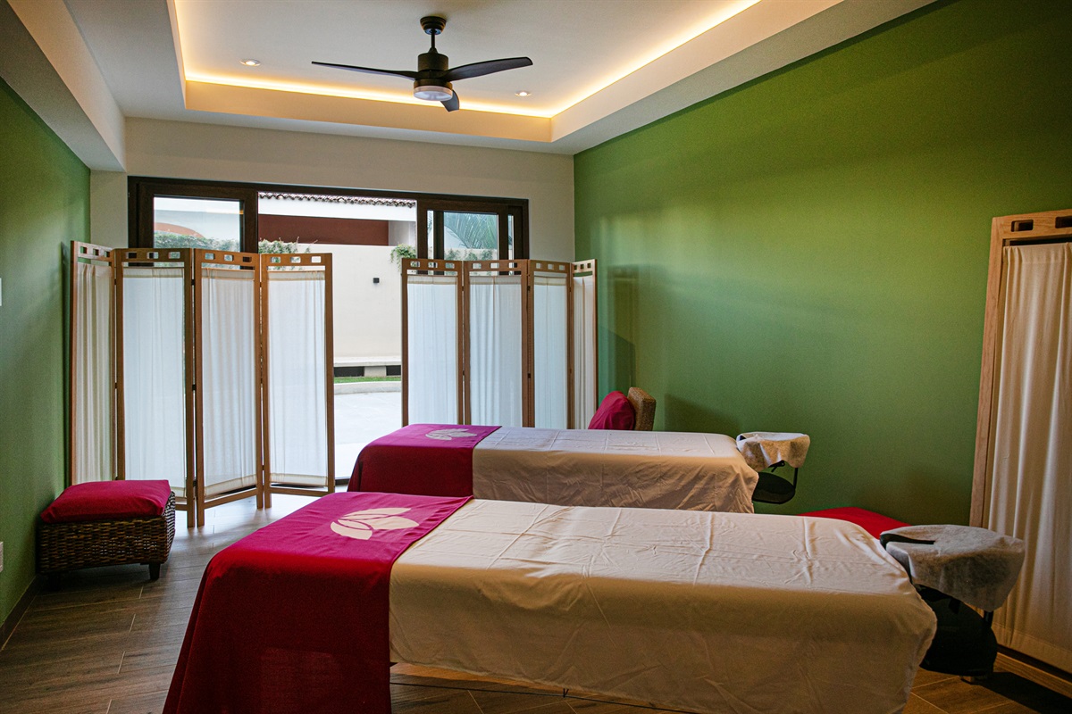 Call your masseuse if you need a massage.