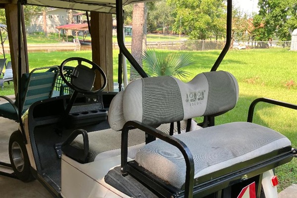 Golf cart available for $25/day.