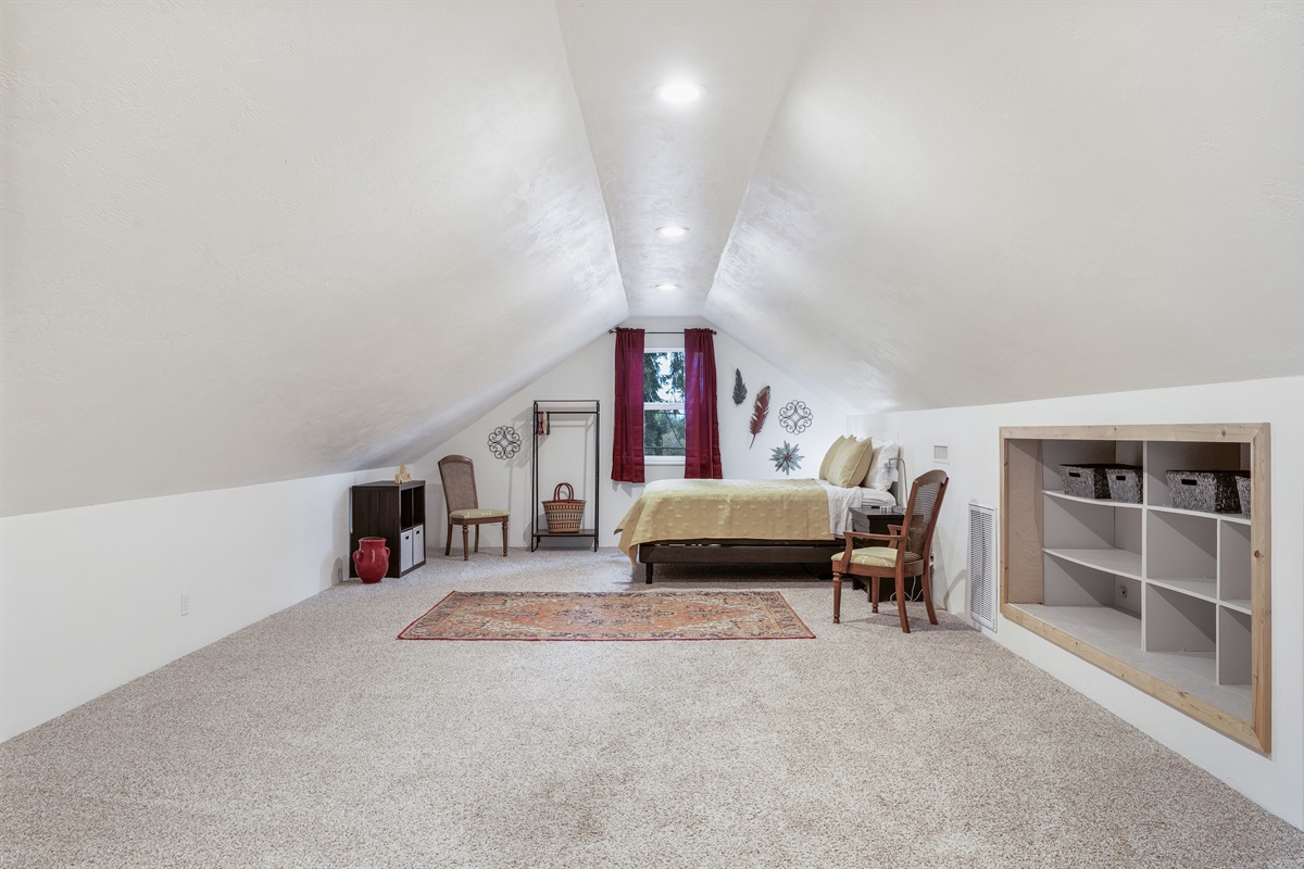 Extra large bedroom space