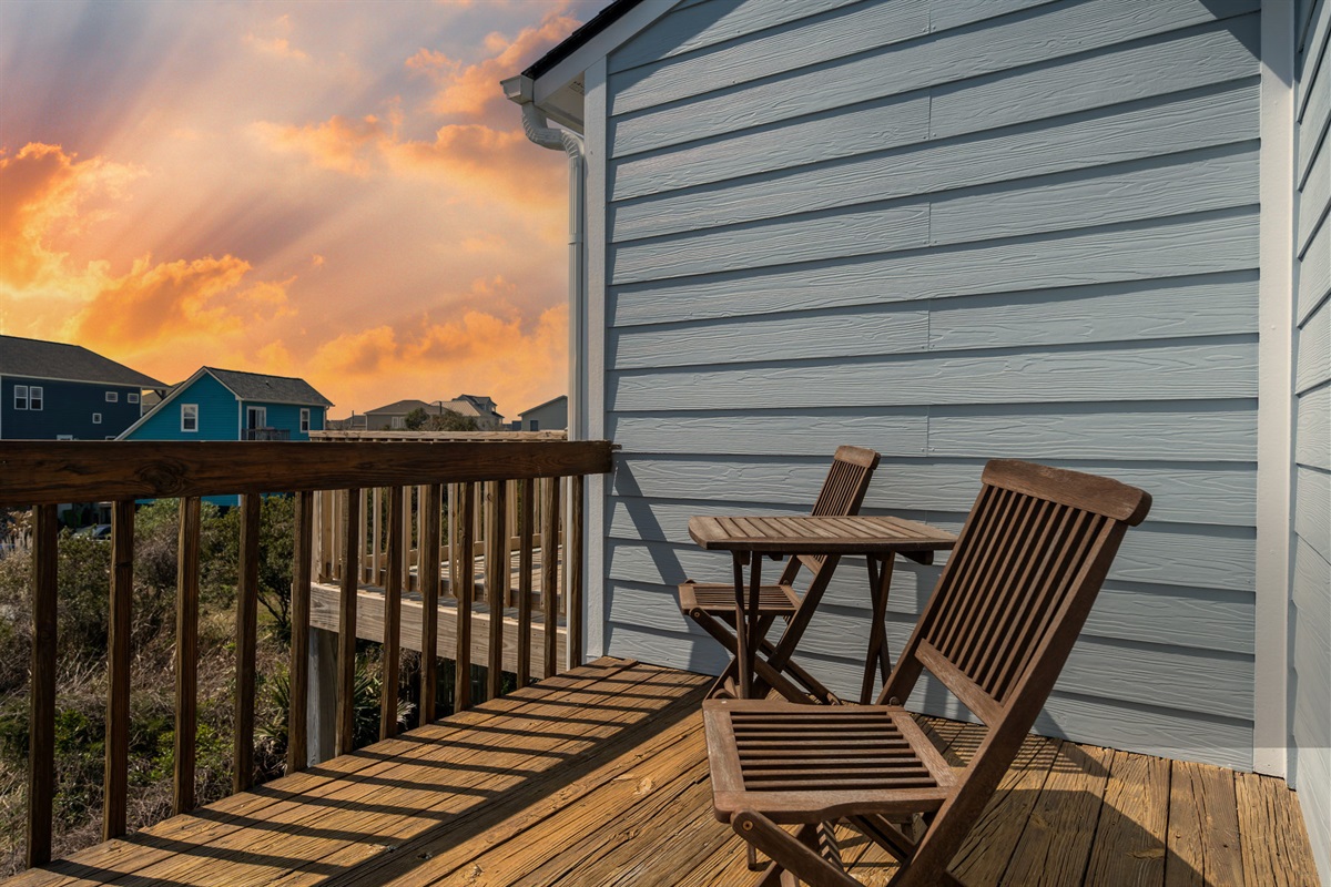 Quiet morning coffee spot with coastal views and fresh ocean air