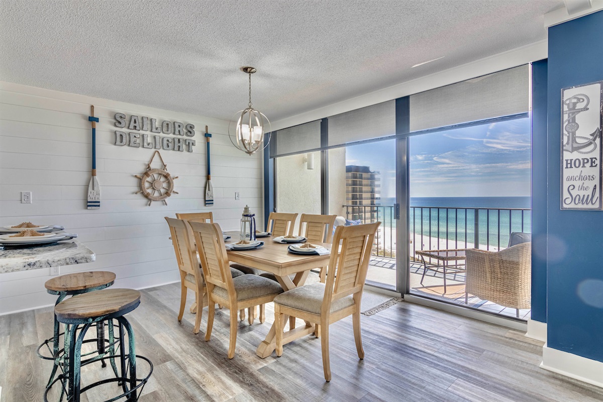 Dining with amazing views