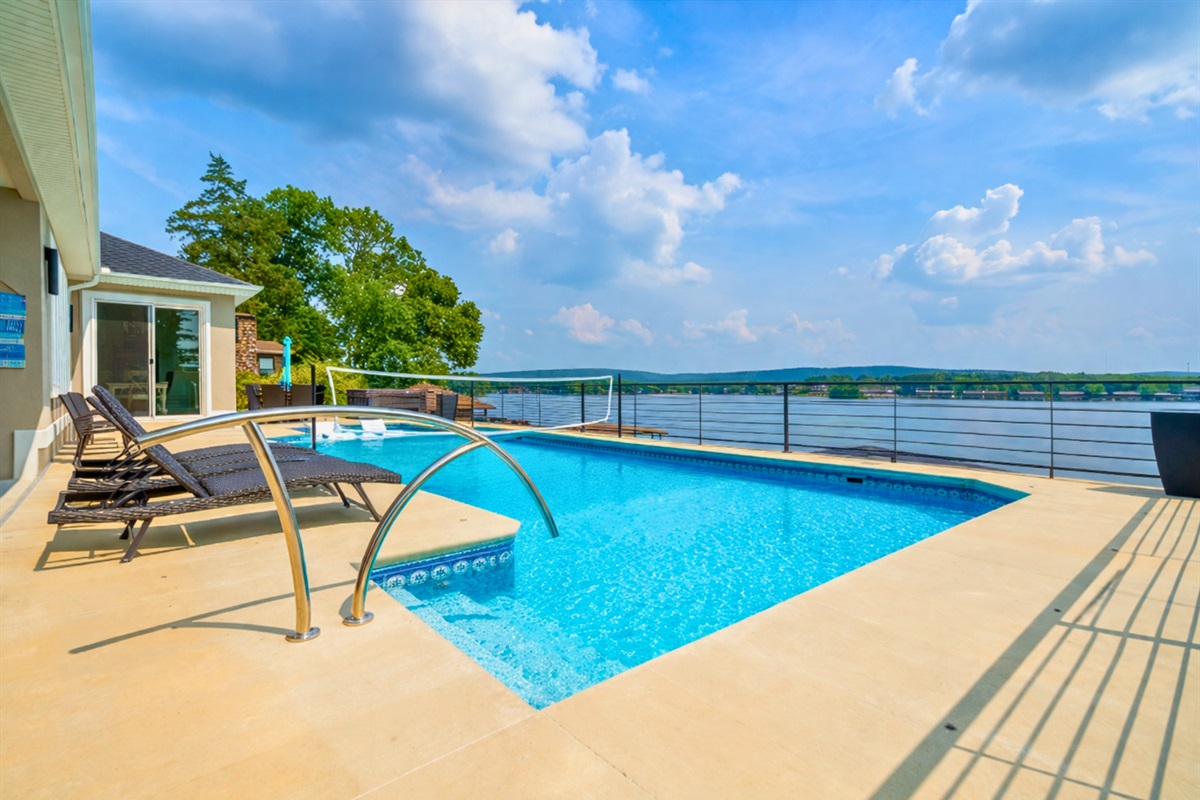 Enjoy the calm waters of this pool, where every dip feels like a step into tranquility.