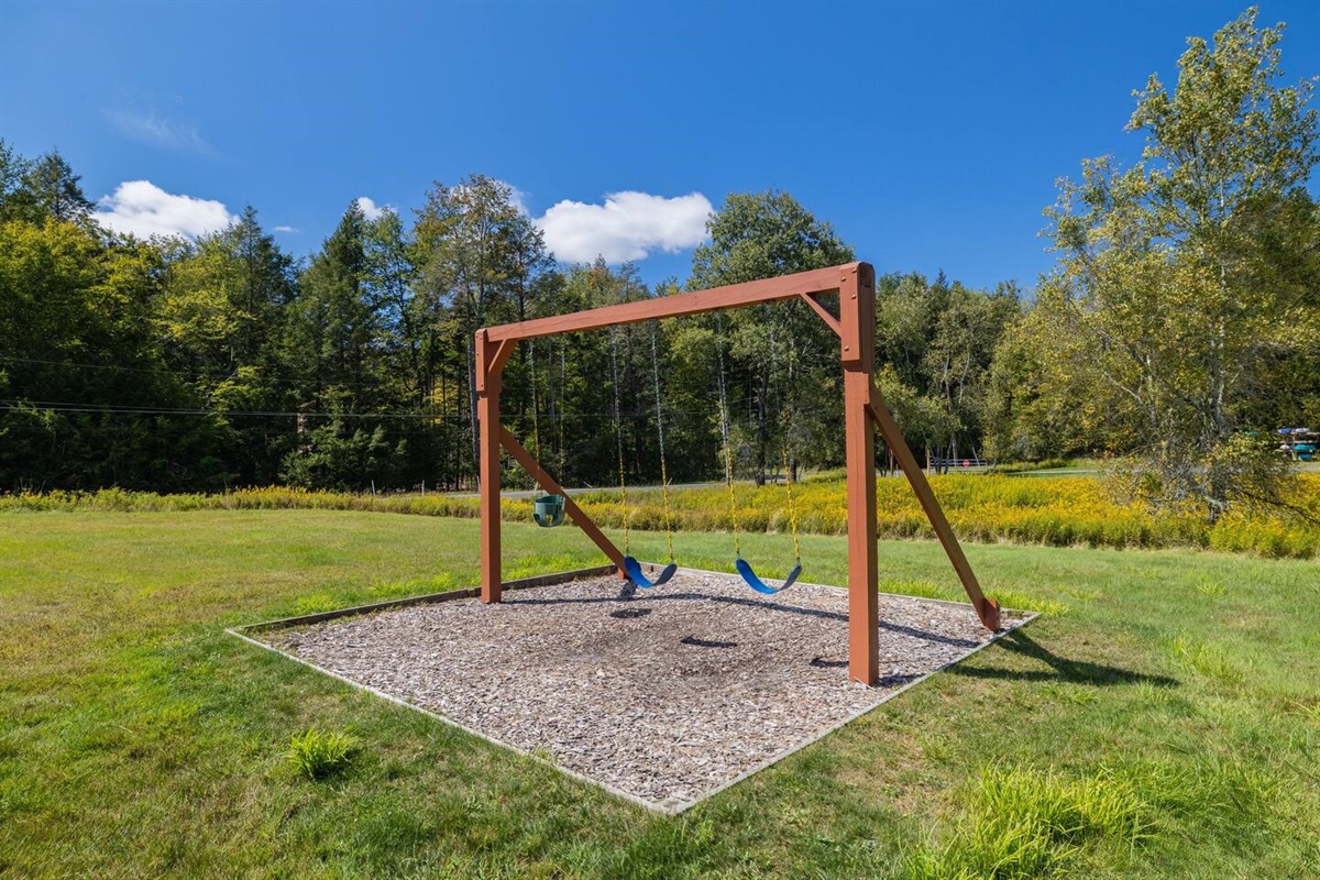 Children's Play Area - Swings at Nearby Lake Guenevere