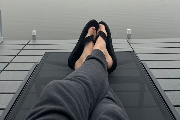 Kick back on the 2 loungers provided