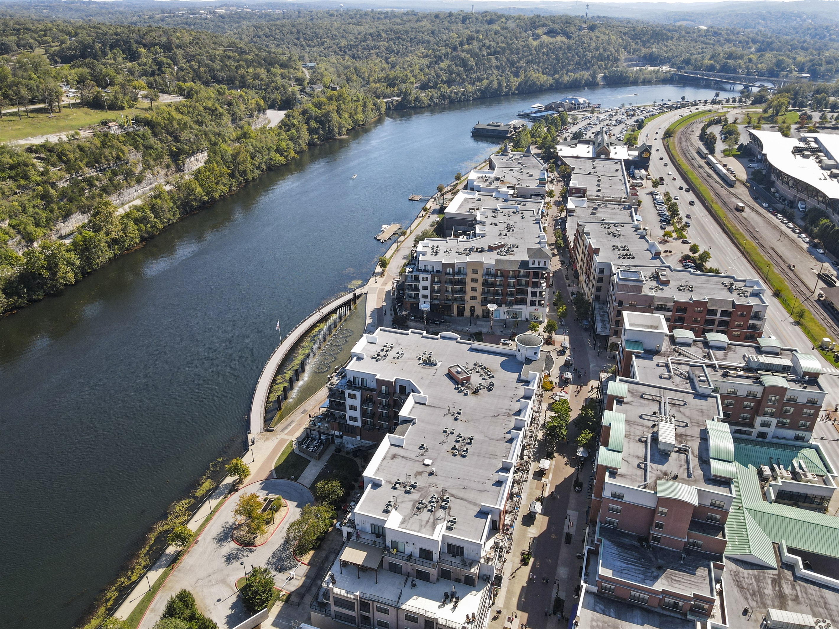 Enjoy easy access to Branson Landing — only 5 minutes from your cozy cabin