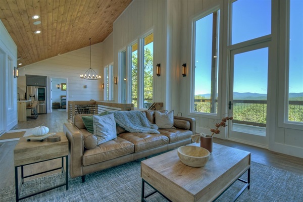 Open floor plan first floor