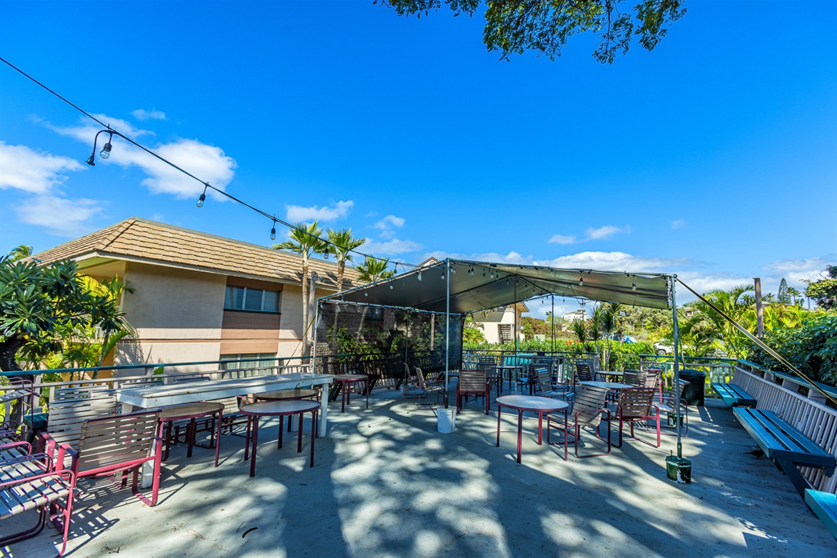 Dining Patio with Uncovered Area....