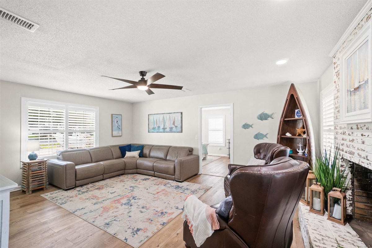 Spacious living area