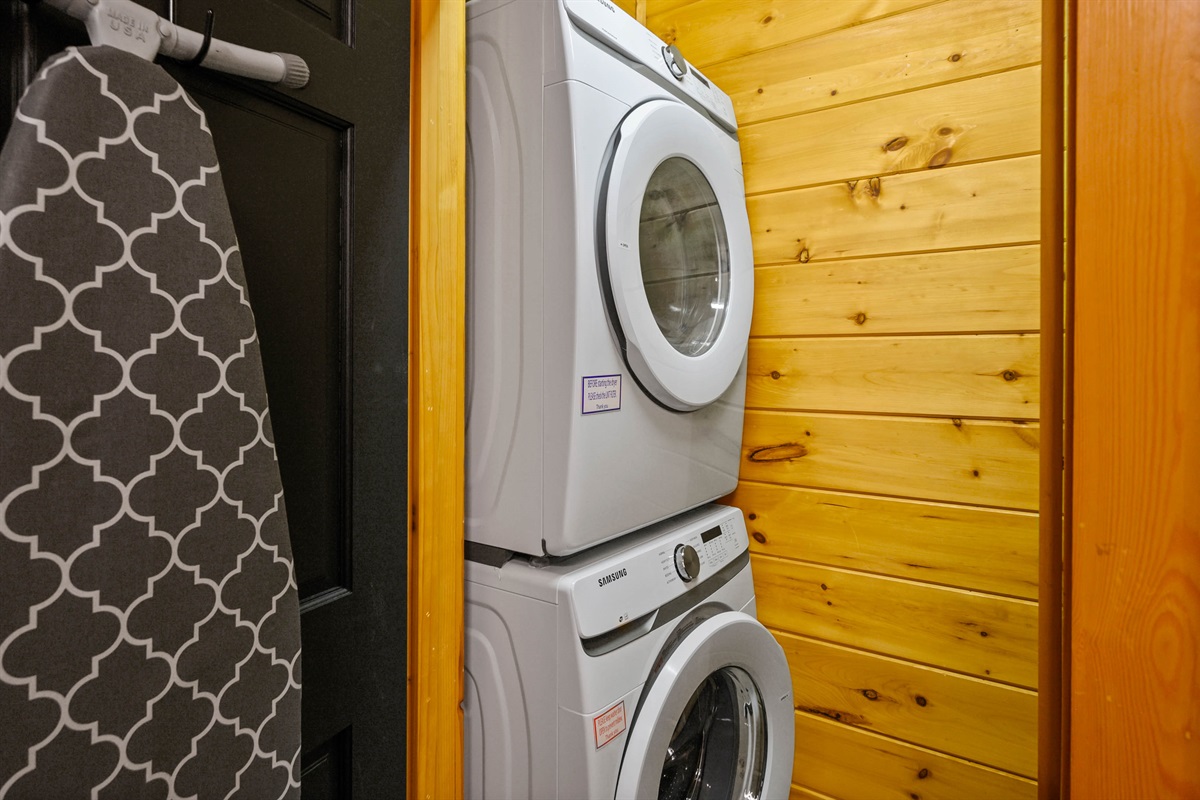 Laundry room - full sized washer and dryer