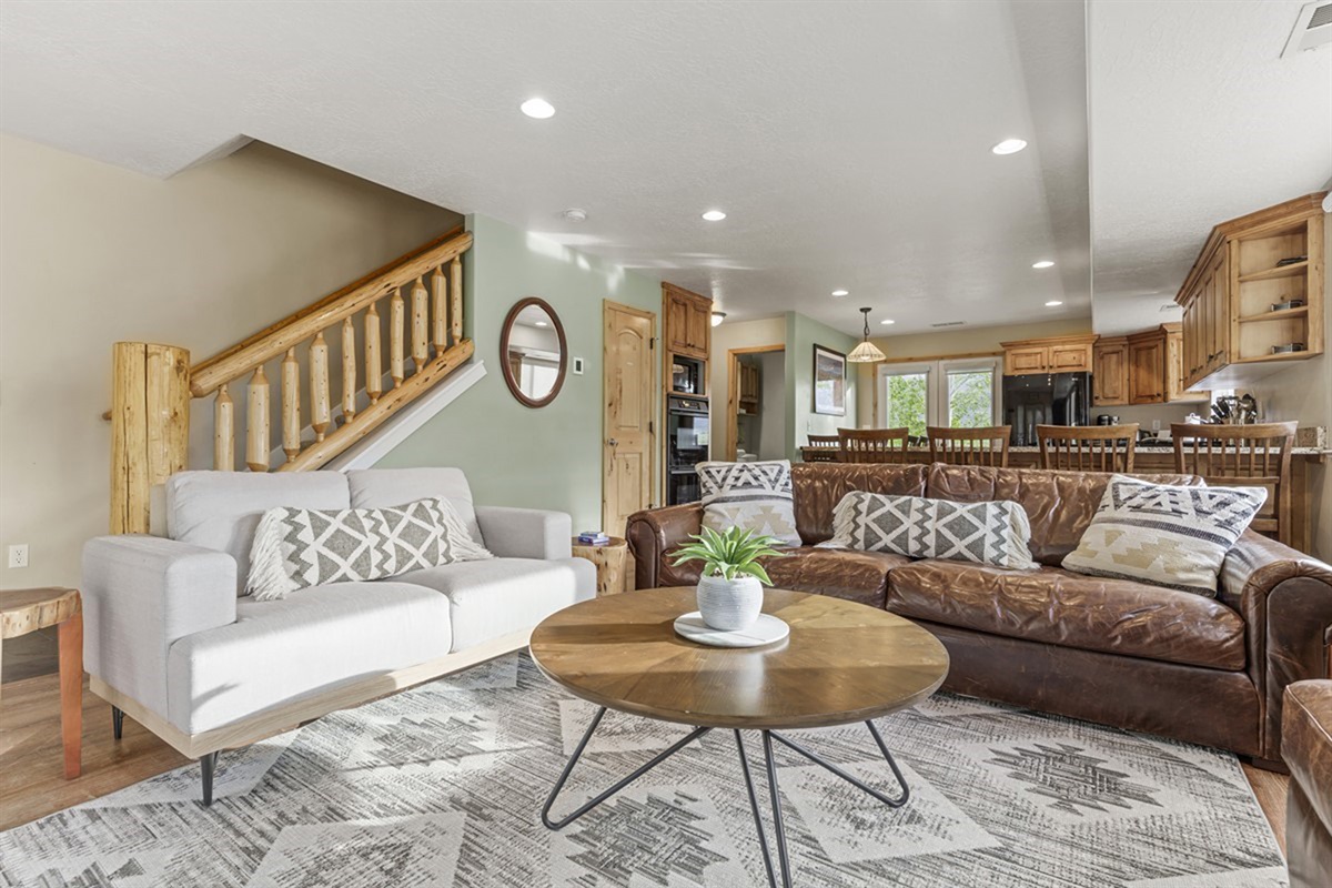 Comfortable and welcoming, this living area is designed for connection and relaxation.
