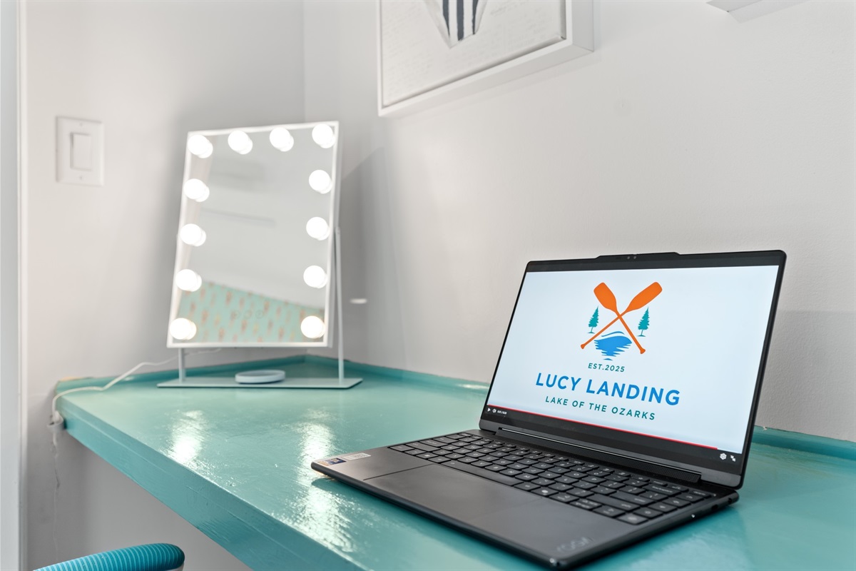 Start your morning getting ready in a fresh, well-lit space or take that Zoom call real quick.