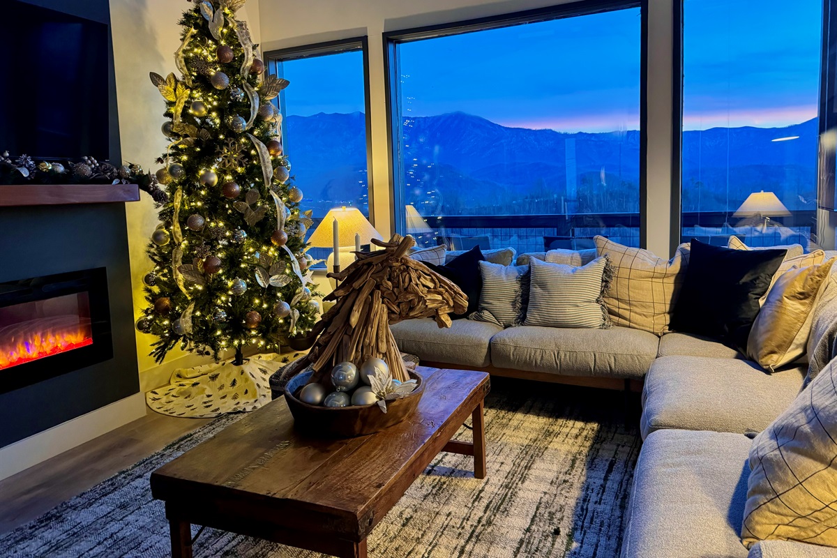 Fully decorated for Christmas!