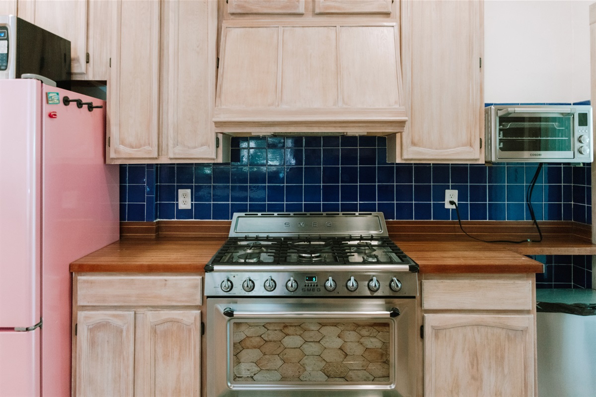Enjoy our fully-stocked main kitchen, which has everything you need to make homemade meals together.
