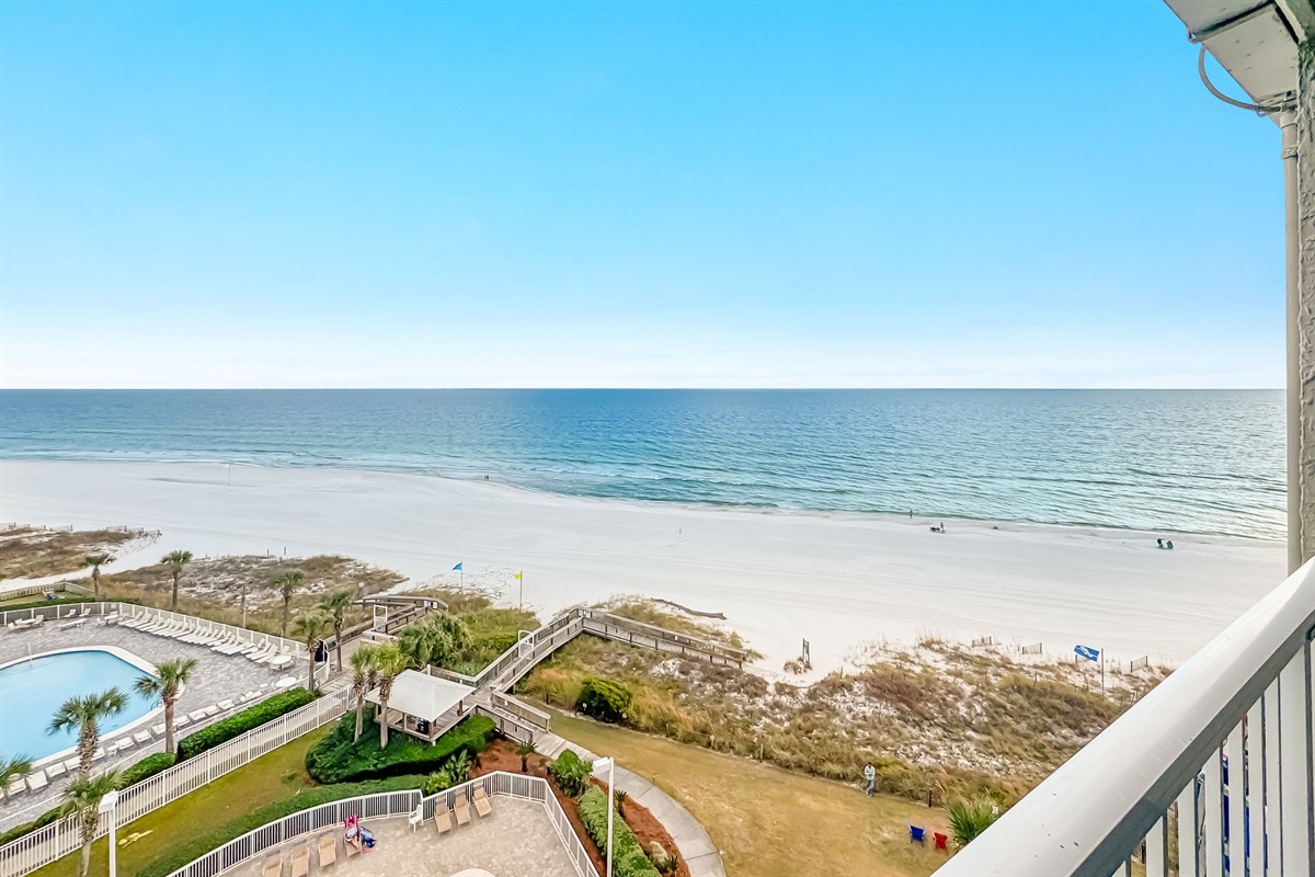 Step onto your balcony and let the soothing sounds of the ocean wash over you.  This is your escape to paradise.