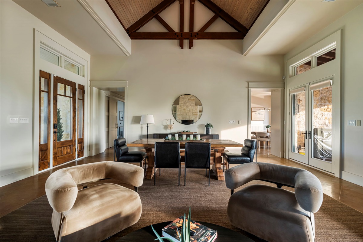 Relax in style with these modern, plush armchairs.