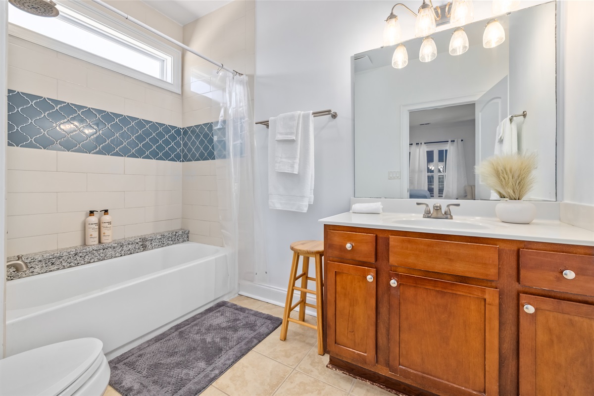 Bright, spacious, and thoughtfully designed, it offers plenty of room to refresh and get ready with ease