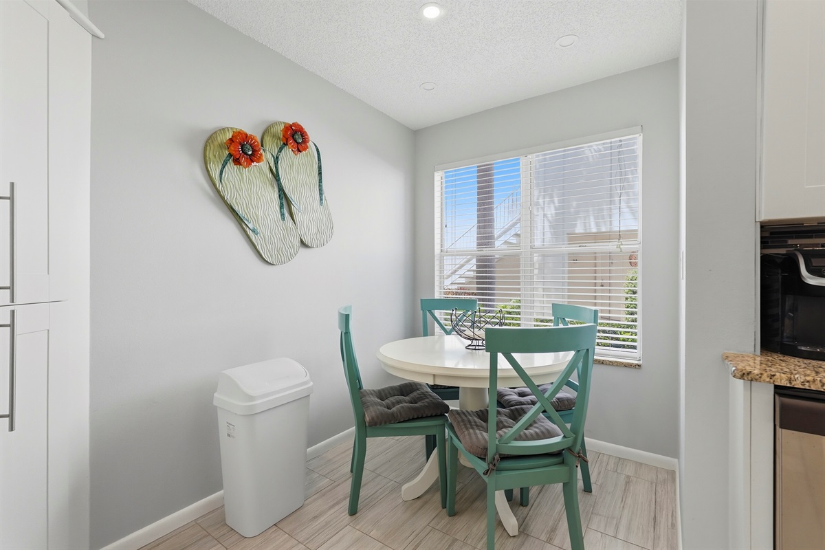 Second Dining Space, Seating for Four