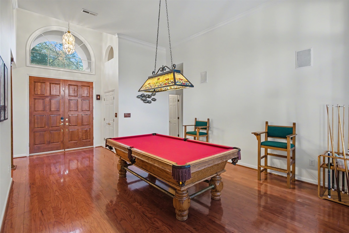 Pool table for your entertainment